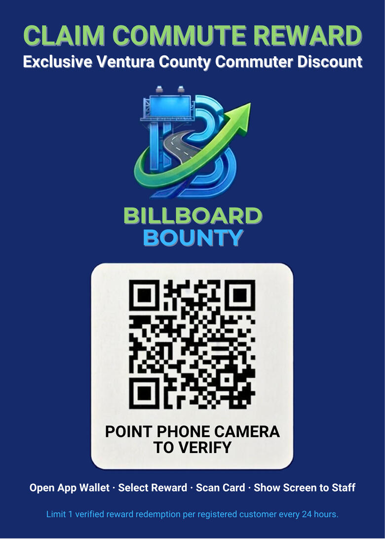 Included in your pilot kit: Compact 5″×7″ acrylic countertop display provided for your checkout counter.